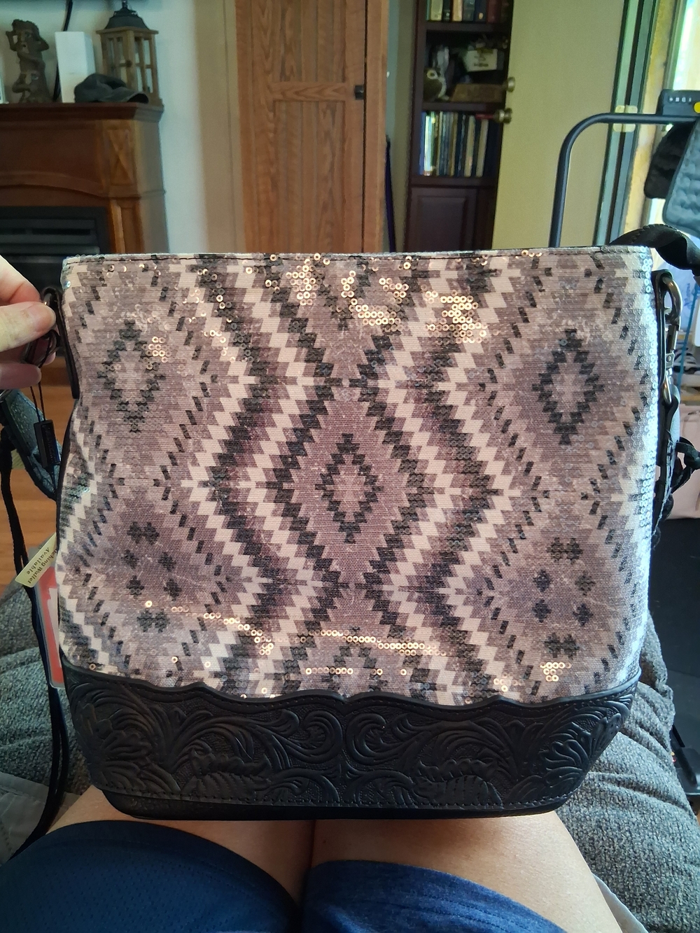 Black White And Grey Montana West Handbag